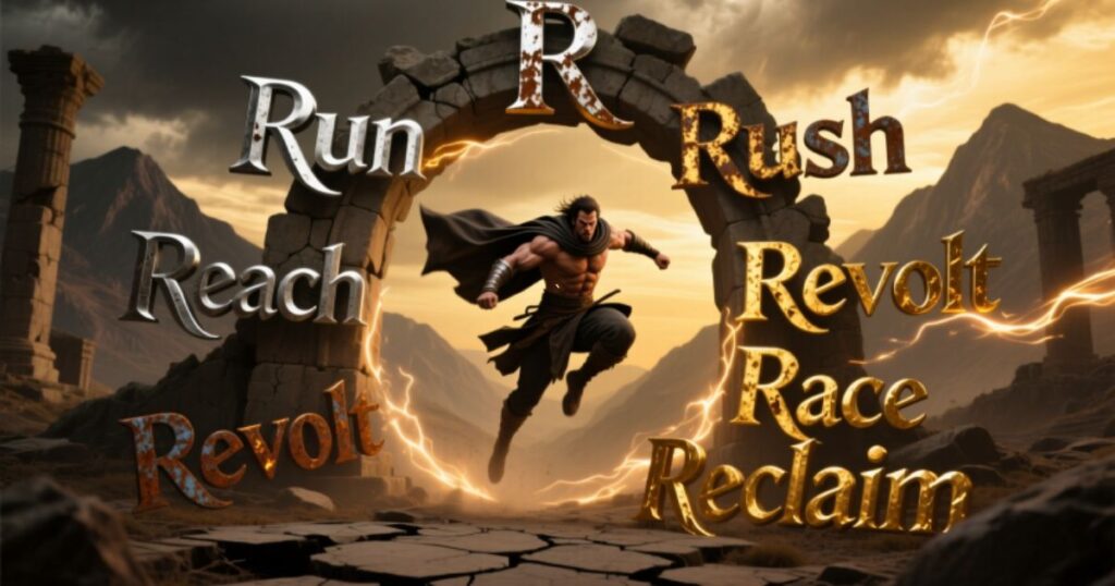 Action Verbs That Start with R