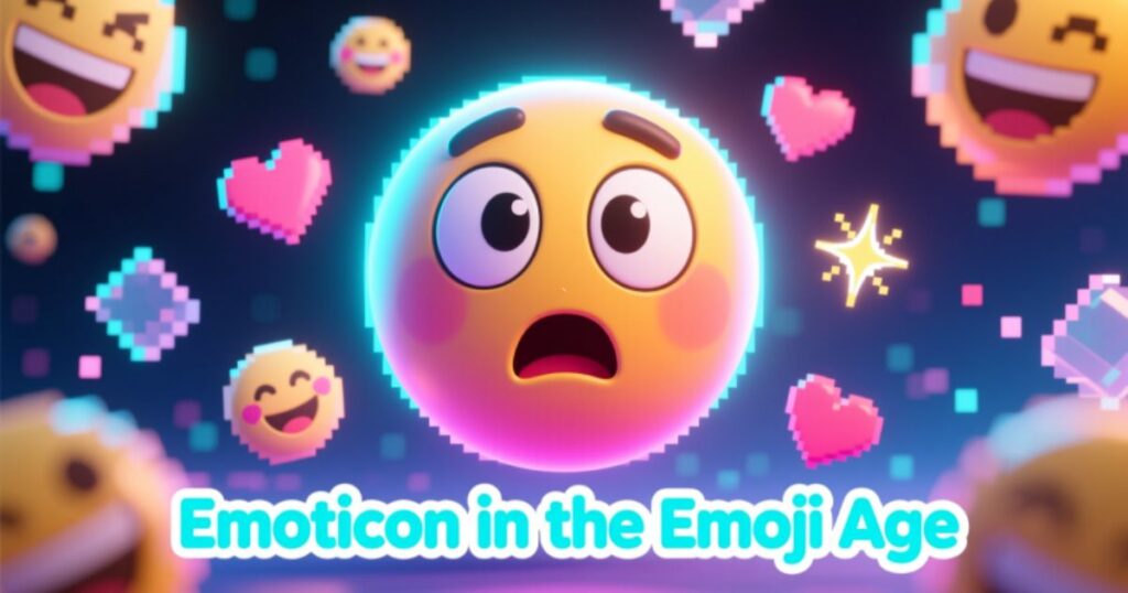 An Emoticon in the Emoji Age