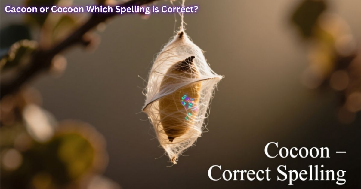 Cacoon or Cocoon Which Spelling is Correct