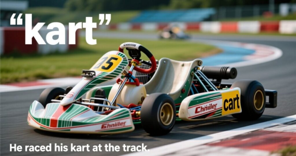 Cart vs kart which spelling to use in english