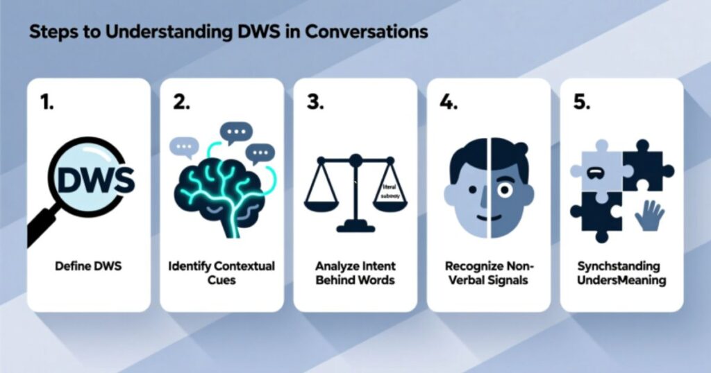 Steps to Understanding DWS in Conversations