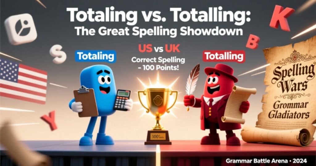 Totaling vs. Totalling: The Great Spelling Showdown
