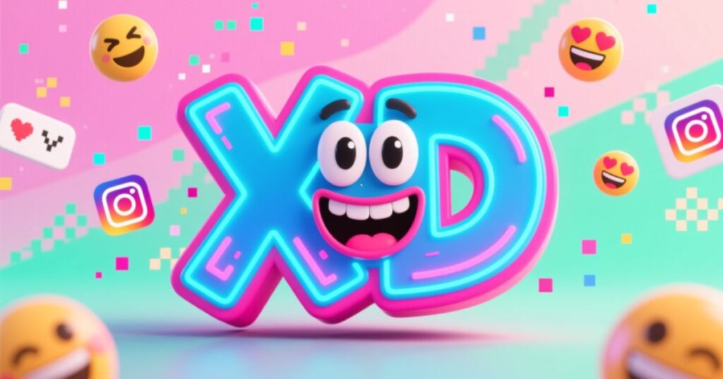 XD meaning in instagram