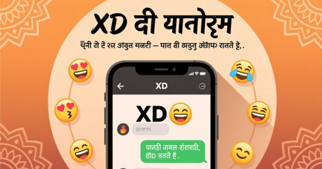 Xd meaning in texts and other social use in hindi