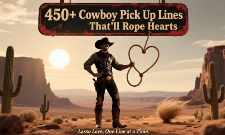 450+ Cowboy Pick Up Lines That'll Rope Hearts
