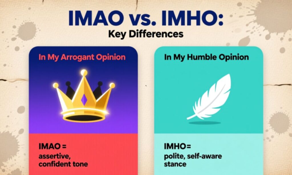 IMAO vs. IMHO Key Differences