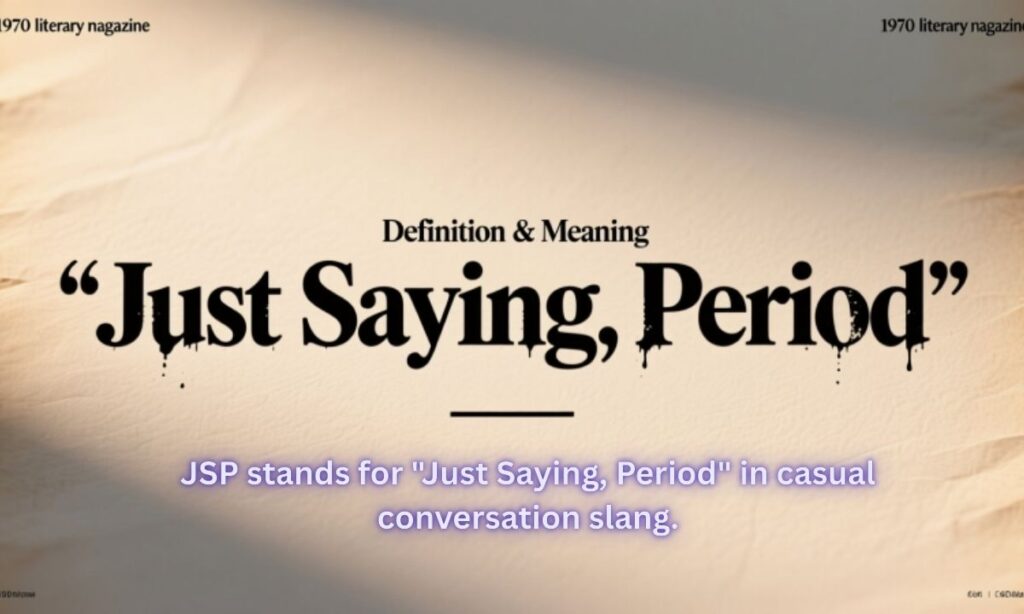 JSP Definition & Meaning