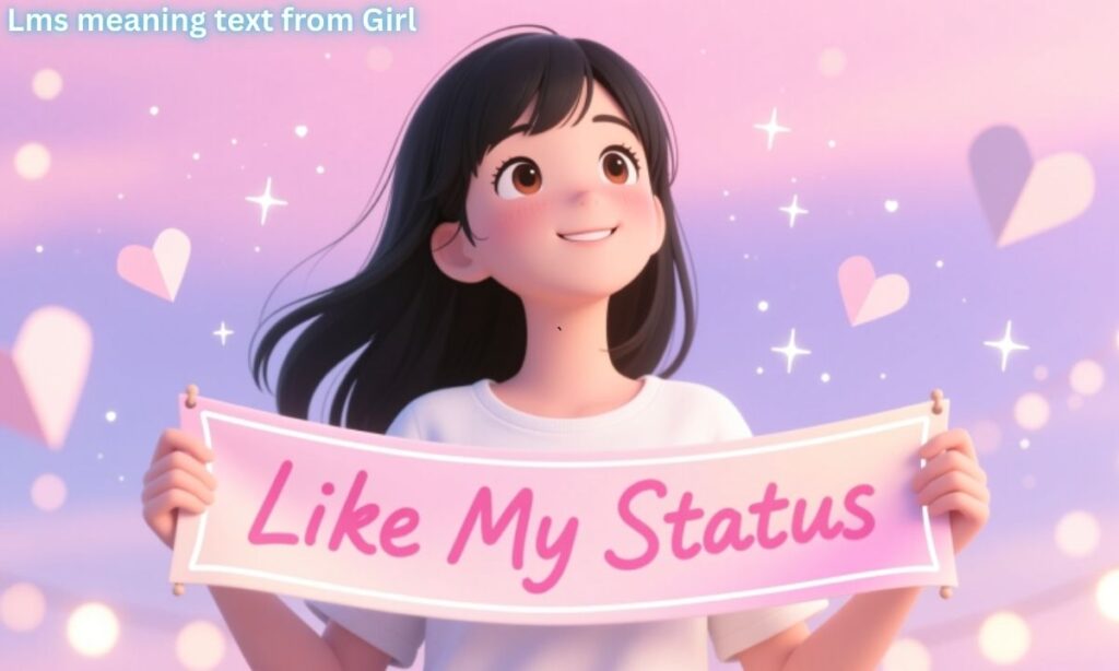 Lms meaning text from girl "Like My Status"