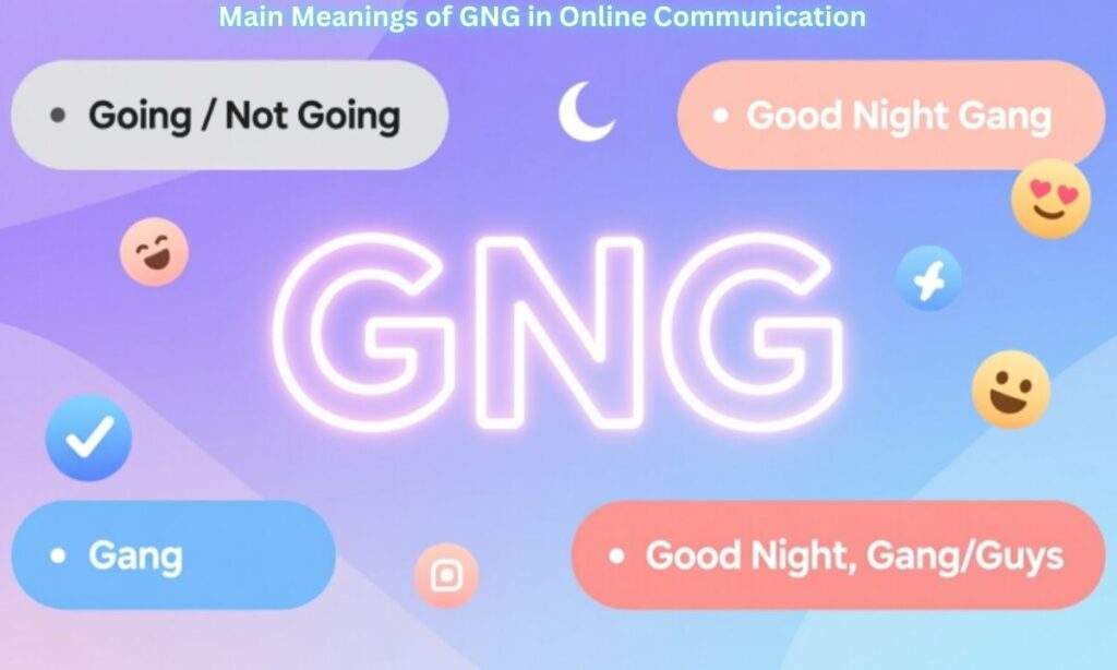 Main Meanings of GNG in Online Communication