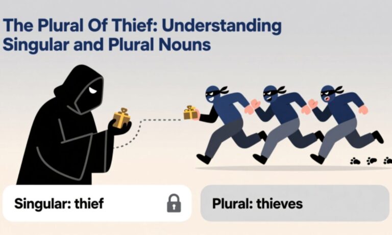 The Plural of Thief Understanding Singular and Plural Nouns