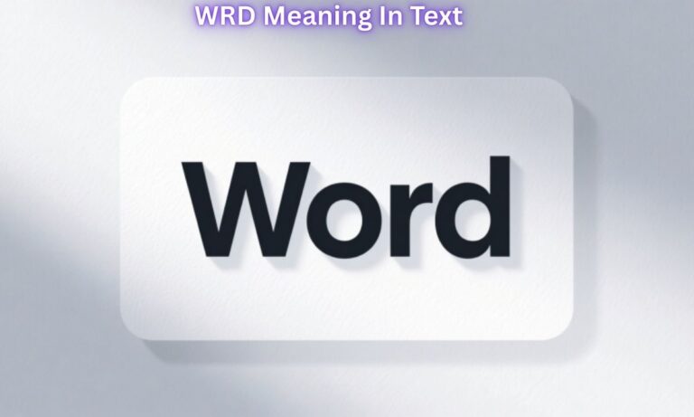 WRD Meaning In Text