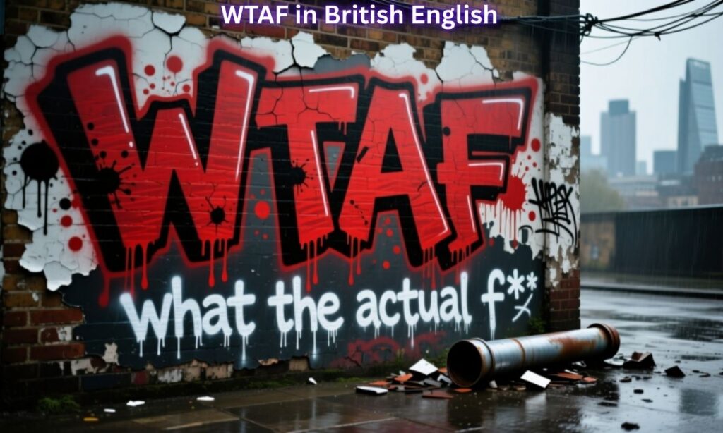 WTAF in British English