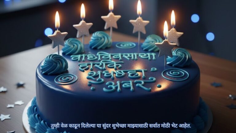 Birthday Abhar in Marathi