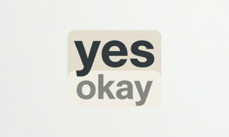 MM Meaning in Text: "yes" "okay"