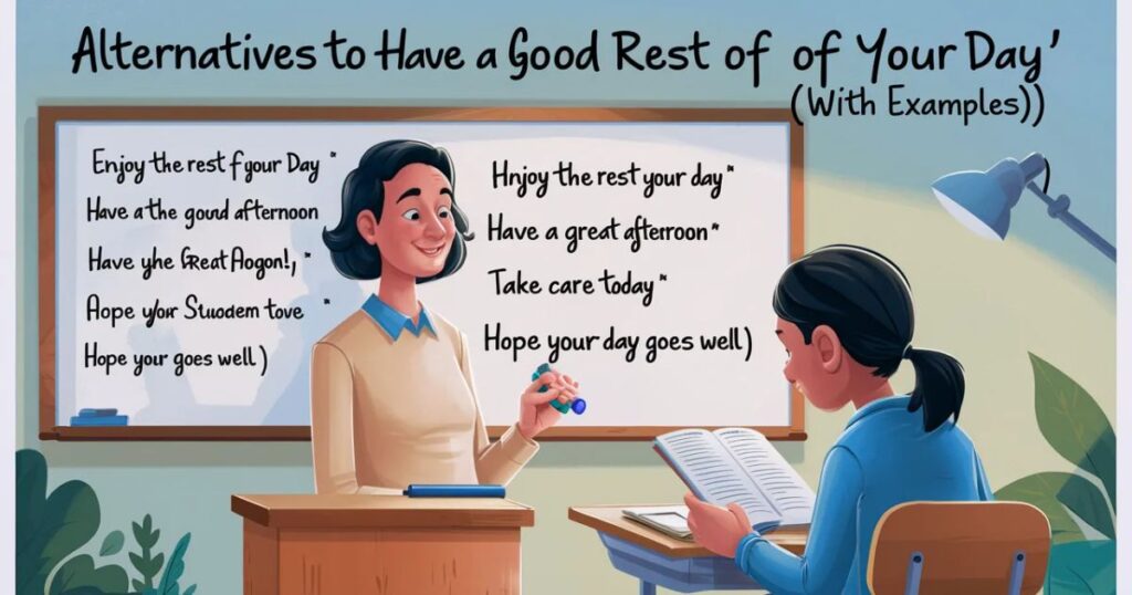 Alternatives to “Have a Good Rest of Your Day” (With Examples)