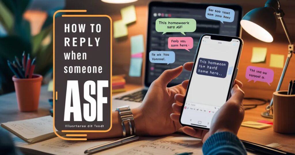 How to Reply When Someone Says “ASF”