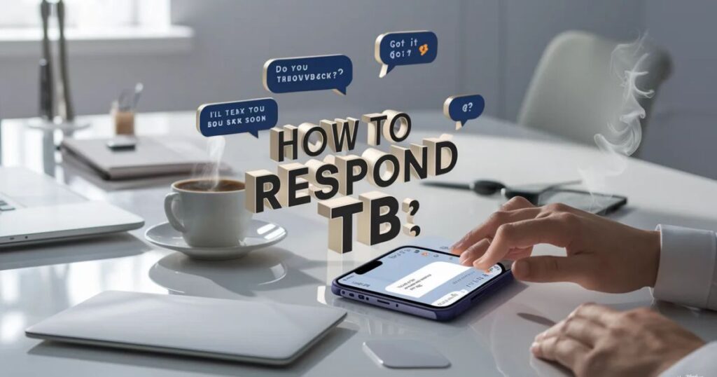 How to Respond When Someone Uses TB