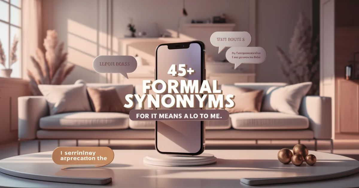 It Means a Lot to Me