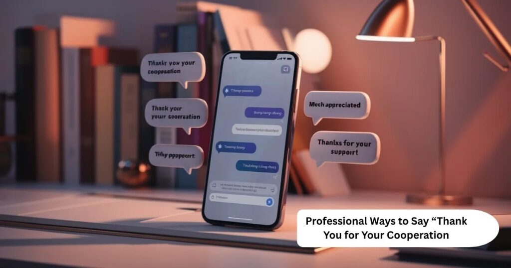 Professional Ways to Say “Thank You for Your Cooperation”