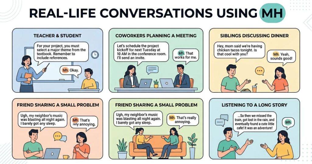 Real-Life Conversations Using MH